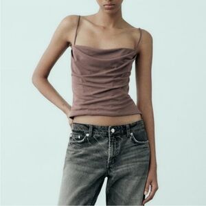 Zara Corset Mink Top